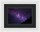 Milky Way Hill - Framed Print