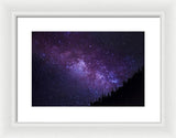 Milky Way Hill - Framed Print