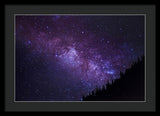 Milky Way Hill - Framed Print