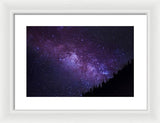 Milky Way Hill - Framed Print