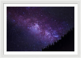 Milky Way Hill - Framed Print