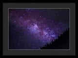 Milky Way Hill - Framed Print