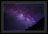 Milky Way Hill - Framed Print