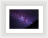Milky Way Hill - Framed Print