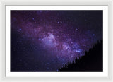 Milky Way Hill - Framed Print