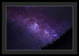Milky Way Hill - Framed Print
