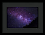 Milky Way Hill - Framed Print