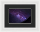 Milky Way Hill - Framed Print
