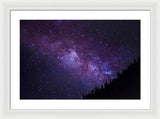 Milky Way Hill - Framed Print