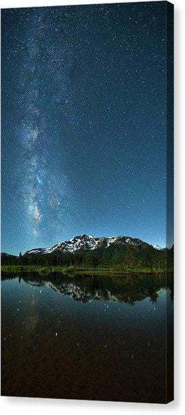 Milkyway Over Tallac By Brad Scott - Canvas Print-9.750" x 20.000"-Lake Tahoe Prints