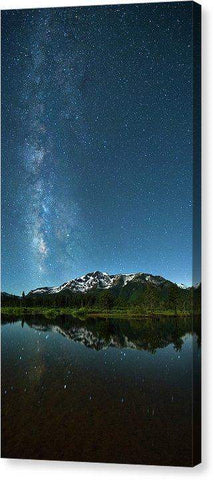 Milkyway Over Tallac By Brad Scott - Canvas Print-9.750" x 20.000"-Lake Tahoe Prints