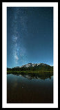 Milkyway Over Tallac By Brad Scott - Framed Print