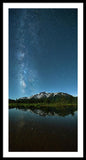 Milkyway Over Tallac By Brad Scott - Framed Print