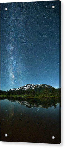 Milkyway Over Tallac By Brad Scott - Acrylic Print