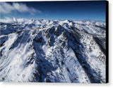 Mt Tallac Winter Aerial - Brad Scott - Canvas Print-10.000" x 6.625"-Lake Tahoe Prints