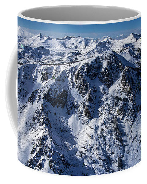 Mt Tallac Winter Aerial - Brad Scott - Mug