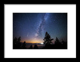 Perseid Meteor Shower From Tahoe - Framed Print