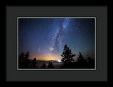 Perseid Meteor Shower From Tahoe - Framed Print