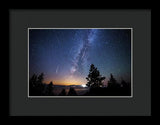 Perseid Meteor Shower From Tahoe - Framed Print