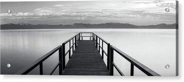 Pure State Of Mind Lake Tahoe Pier - Acrylic Print-Lake Tahoe Prints