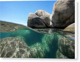 Refraction - Lake Tahoe Underwater by Brad Scott - Canvas Print
