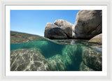 Refraction - Lake Tahoe Underwater by Brad Scott - Framed Print