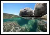 Refraction - Lake Tahoe Underwater by Brad Scott - Framed Print