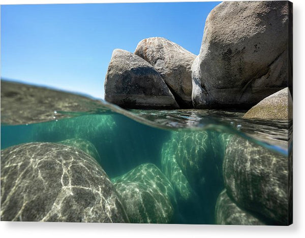Refraction - Lake Tahoe Underwater by Brad Scott - Acrylic Print