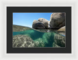 Refraction - Lake Tahoe Underwater by Brad Scott - Framed Print
