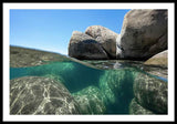 Refraction - Lake Tahoe Underwater by Brad Scott - Framed Print
