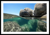 Refraction - Lake Tahoe Underwater by Brad Scott - Framed Print