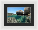 Refraction - Lake Tahoe Underwater by Brad Scott - Framed Print