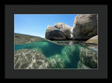 Refraction - Lake Tahoe Underwater by Brad Scott - Framed Print