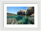 Refraction - Lake Tahoe Underwater by Brad Scott - Framed Print
