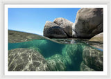 Refraction - Lake Tahoe Underwater by Brad Scott - Framed Print