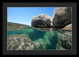 Refraction - Lake Tahoe Underwater by Brad Scott - Framed Print