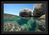 Refraction - Lake Tahoe Underwater by Brad Scott - Framed Print