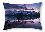 Rose Reflections By Brad Scott - Throw Pillow-Lake Tahoe Prints