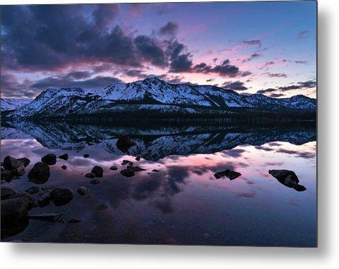 Rose Reflections By Brad Scott - Metal Print-Metal Print-Lake Tahoe Prints