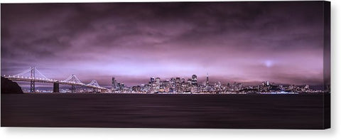 San Fransisco Cityscape Panorama by Brad Scott - Canvas Print