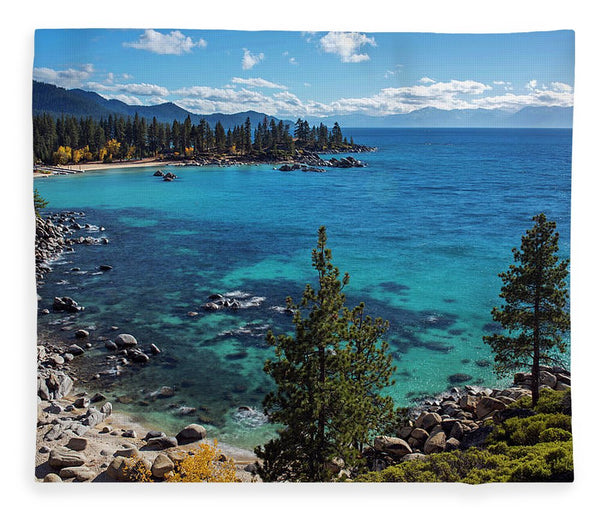 Sand Harbor Lookout By Brad Scott - Blanket