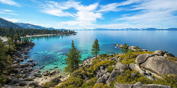 Sand Harbor Panoramic lookout - Art Print