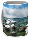 Sand Harbor Winter Panorama By Brad Scott - Mug