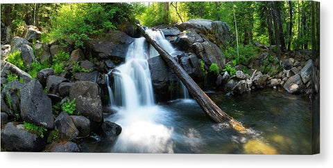 Secret Falls By Brad Scott - Canvas Print-Lake Tahoe Prints