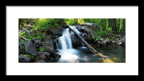 Secret Falls By Brad Scott - Framed Print