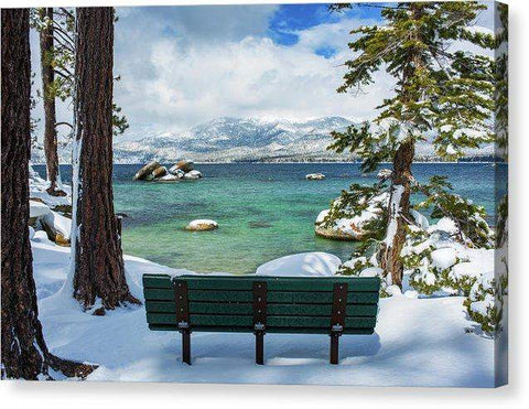 Sit And Relax By Brad Scott - Canvas Print-Lake Tahoe Prints