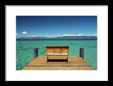 Sit with me on the West Shore - Framed Print
