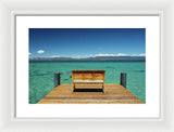 Sit with me on the West Shore - Framed Print