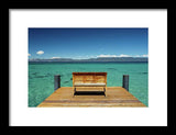Sit with me on the West Shore - Framed Print