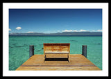 Sit with me on the West Shore - Framed Print